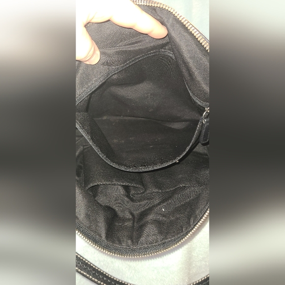 Coach Black and Gray Monogram Shoulder Bag - Picture 12 of 14